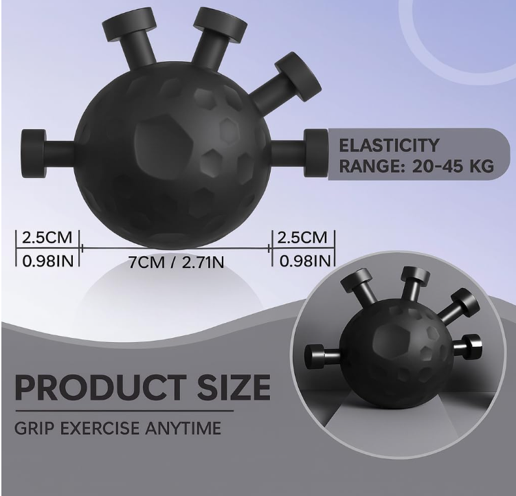 Claw Finger Strength Exercises Hand Exercises | Hand Balls Workout Equipment for Men & Women Multicolour